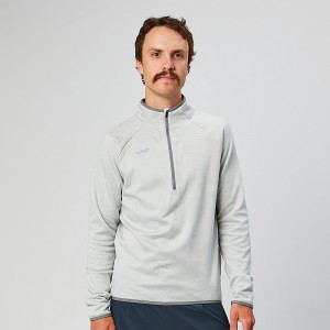 Altra CORE 1/2 ZIP Férfi Pulóver Szürke | HU-AL1057X07