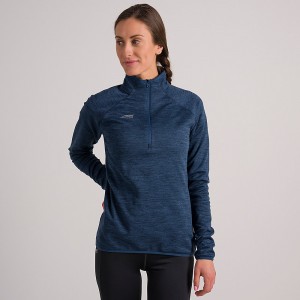 Altra CORE 1/2 ZIP Női Pulóver Kék | HU-AL7489Q45