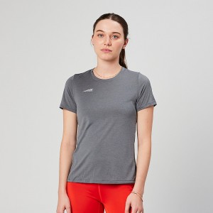 Altra CORE SHORT SLEEVE TEE Női Póló Kék Szürke | HU-AL0742Z23