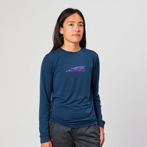 Altra EVERYDAY PERFORMANCE LONG SLEEVE Női Póló Sötétkék | HU-AL0219N23