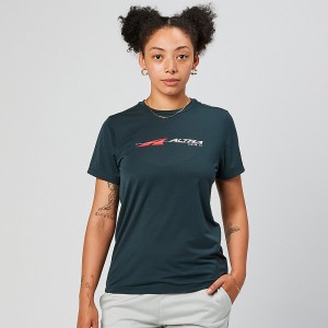 Altra EVERYDAY PERFORMANCE SHORT SLEEVE Női Póló Fekete | HU-AL7468V74