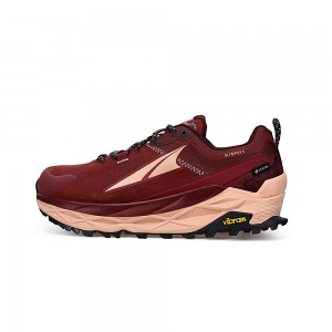 Altra OLYMPUS 5 HIKE LOW GTX Női Terepfutó Cipő Bordó | HU-AL2194Z38