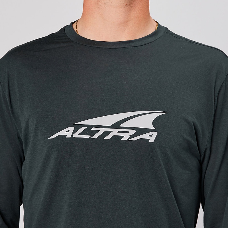 Altra EVERYDAY PERFORMANCE LONG SLEEVE Férfi Póló Fekete | HU-AL4213Y51