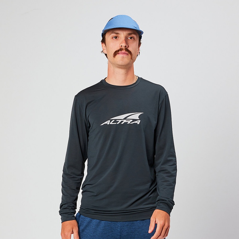 Altra EVERYDAY PERFORMANCE LONG SLEEVE Férfi Póló Fekete | HU-AL4213Y51