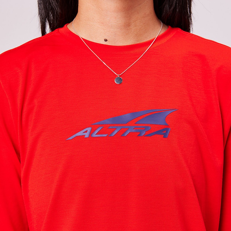 Altra EVERYDAY PERFORMANCE LONG SLEEVE Női Póló Piros | HU-AL1372B30