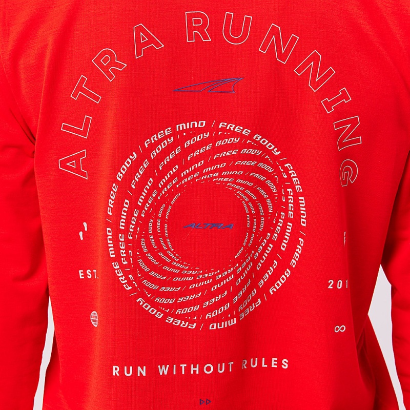 Altra EVERYDAY PERFORMANCE LONG SLEEVE Női Póló Piros | HU-AL1372B30