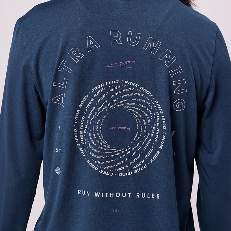 Altra EVERYDAY PERFORMANCE LONG SLEEVE Női Póló Sötétkék | HU-AL0219N23