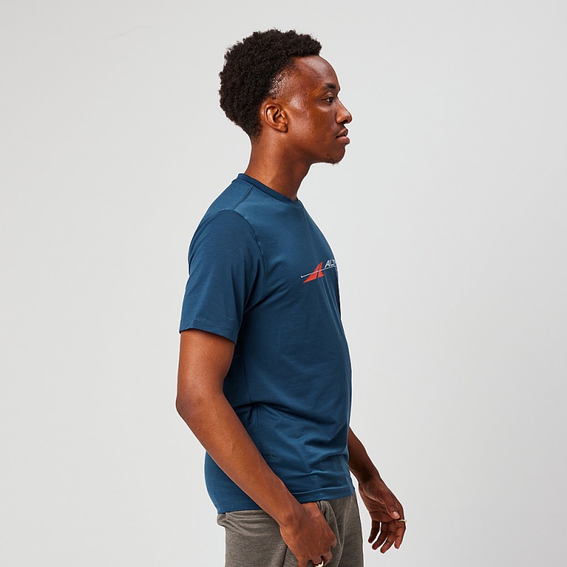 Altra EVERYDAY PERFORMANCE SHORT SLEEVE Férfi Póló Sötétkék | HU-AL5123D25