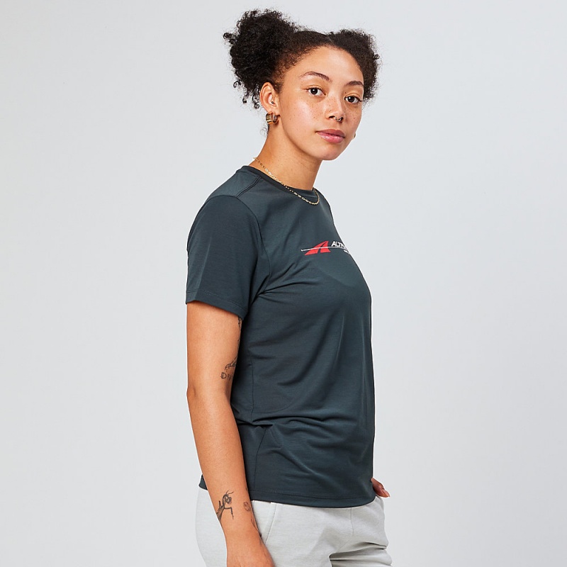 Altra EVERYDAY PERFORMANCE SHORT SLEEVE Női Póló Fekete | HU-AL7468V74