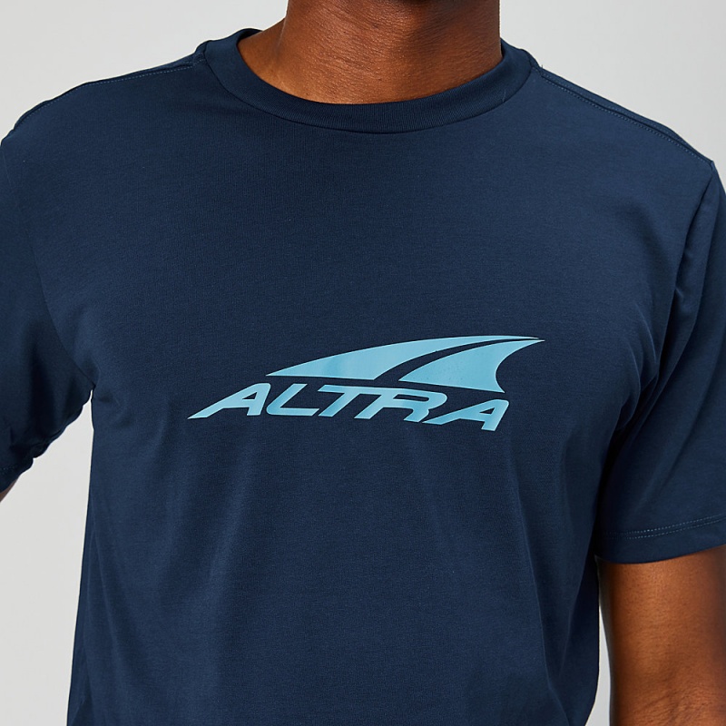 Altra EVERYDAY RECYCLED TEE Férfi Póló Kék | HU-AL8795P80