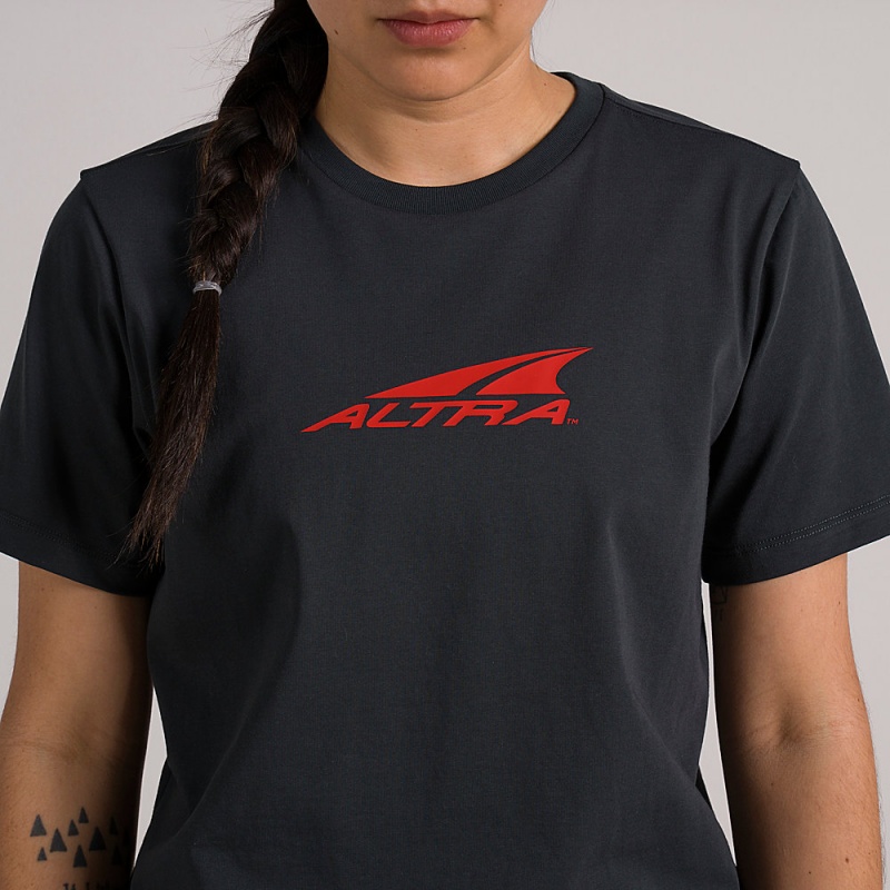 Altra EVERYDAY RECYCLED TEE Női Póló Fekete | HU-AL5102J25