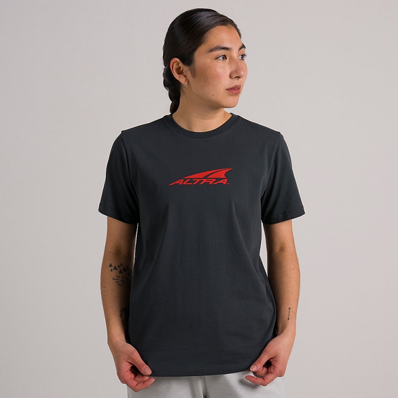 Altra EVERYDAY RECYCLED TEE Női Póló Fekete | HU-AL5102J25