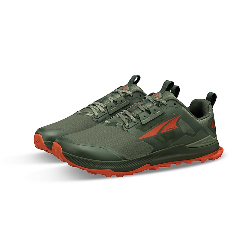 Altra LONE PEAK 8 Férfi Terepfutó Cipő Olivazöld | HU-AL6847C75