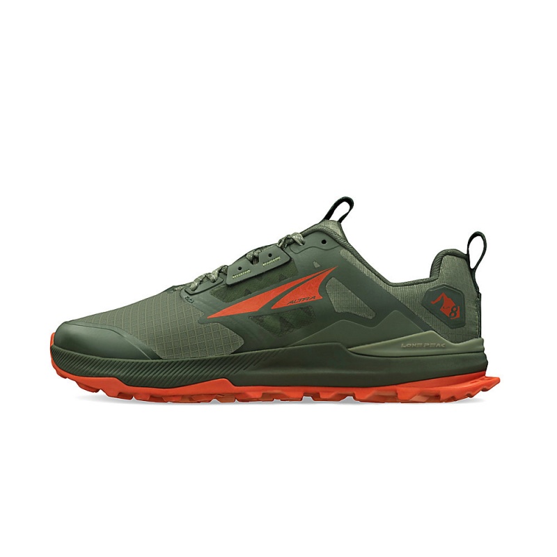 Altra LONE PEAK 8 Férfi Terepfutó Cipő Olivazöld | HU-AL6847C75