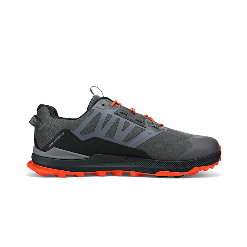 Altra LONE PEAK ALL-WTHR LOW 2 Férfi Túracipő Szürke Narancssárga | HU-AL2498X57