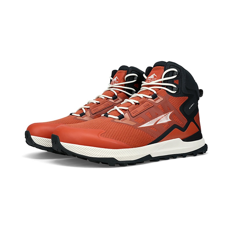 Altra LONE PEAK ALL-WTHR MID 2 Férfi Túrabakancs Narancssárga | HU-AL4082K36