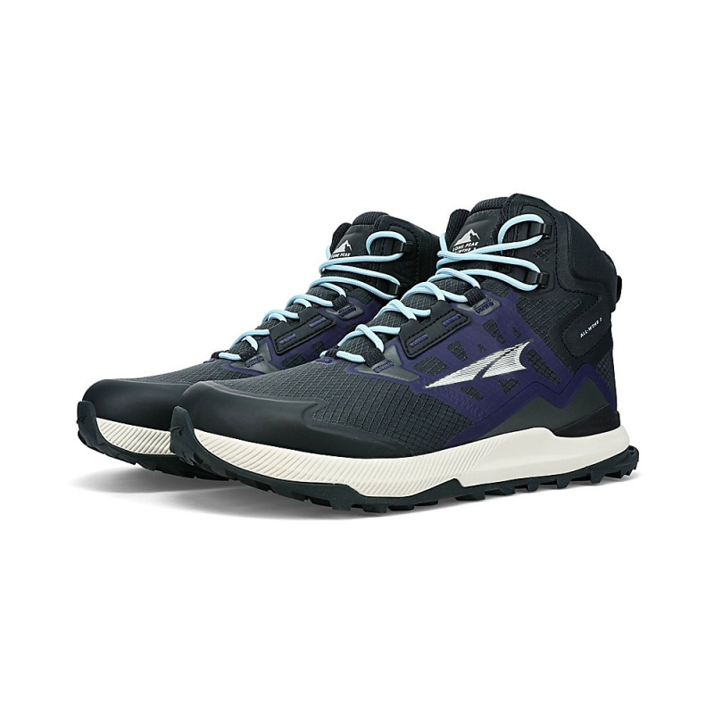 Altra LONE PEAK ALL-WTHR MID 2 Női Túrabakancs Fekete | HU-AL6410X23