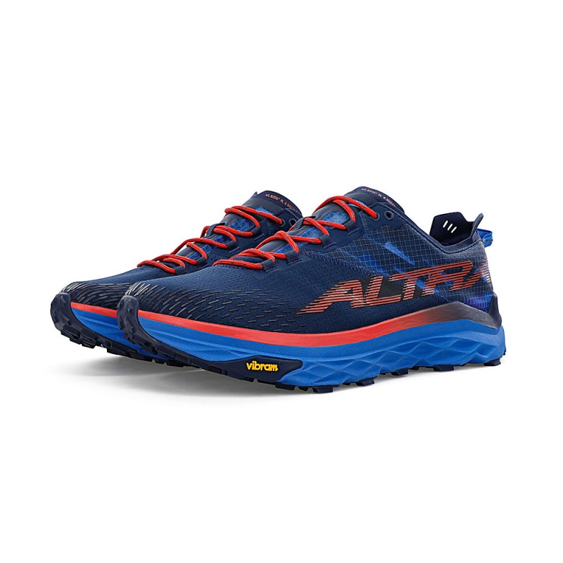 Altra MONT BLANC Férfi Terepfutó Cipő Kék Piros | HU-AL7831J16