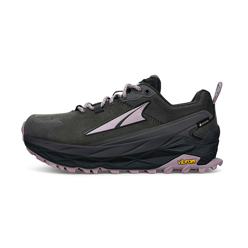 Altra OLYMPUS 5 HIKE LOW GTX Női Terepfutó Cipő Szürke Fekete | HU-AL6431X26