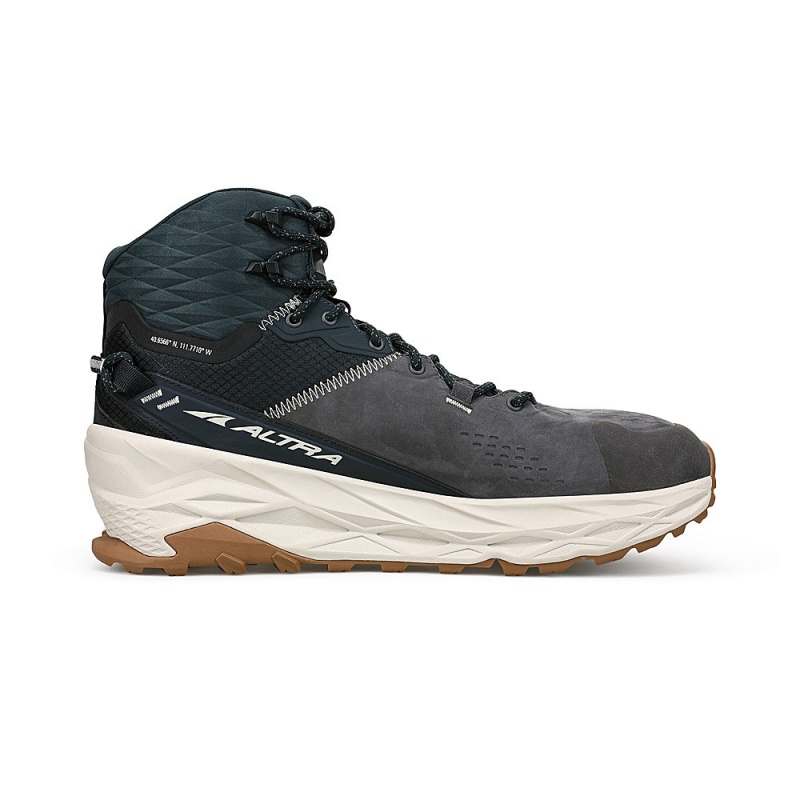 Altra OLYMPUS 5 HIKE MID GTX Férfi Túrabakancs Fekete Szürke | HU-AL3190Y69