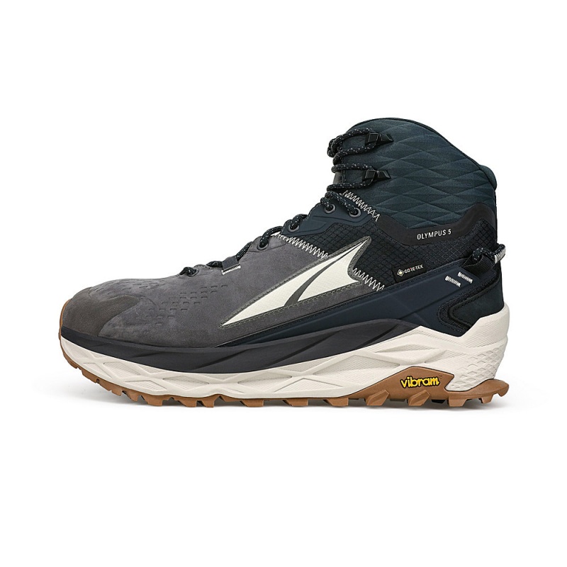 Altra OLYMPUS 5 HIKE MID GTX Férfi Túrabakancs Fekete Szürke | HU-AL3190Y69