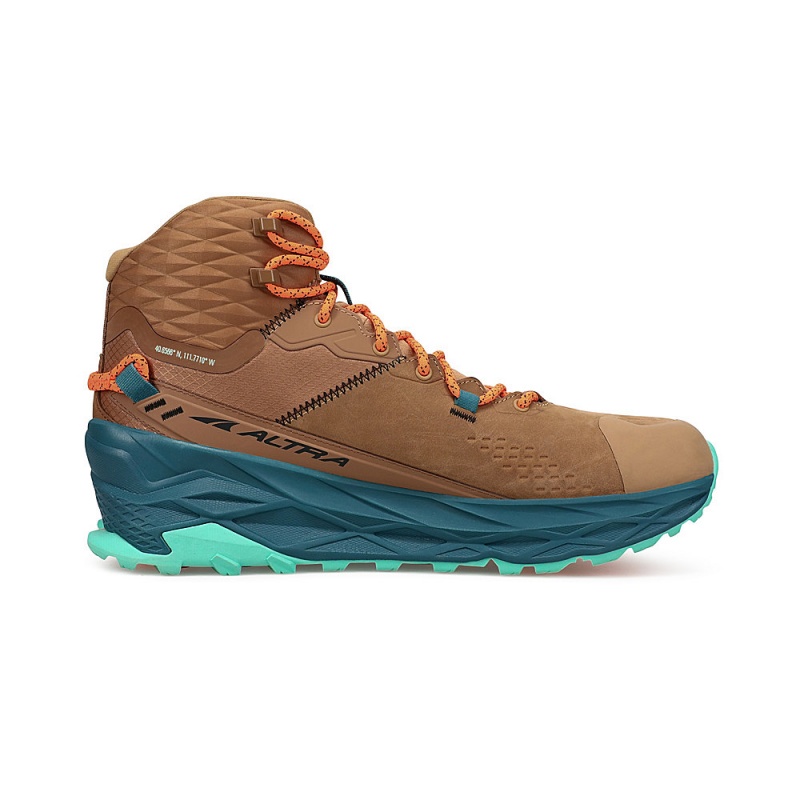 Altra OLYMPUS 5 HIKE MID GTX Férfi Túrabakancs Barna | HU-AL7456P37