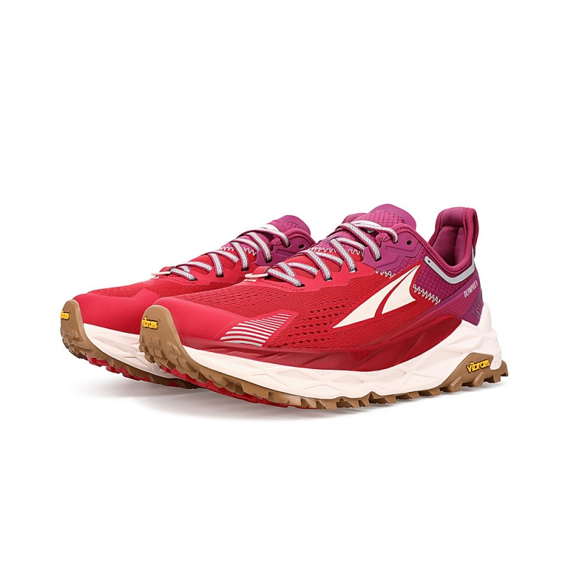 Altra OLYMPUS 5 Női Terepfutó Cipő Piros Rózsaszín | HU-AL8962T01