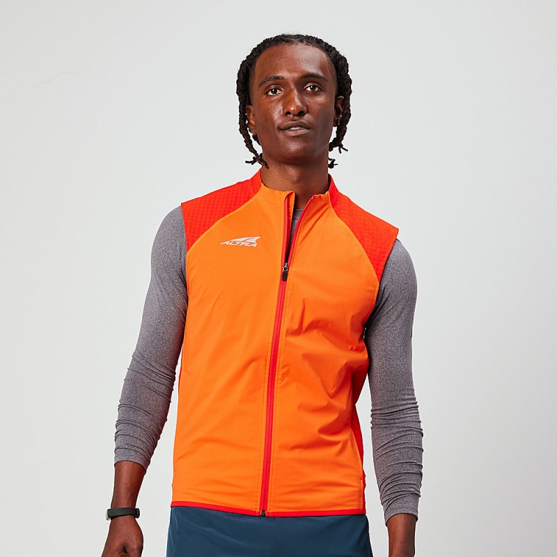 Altra TRAIL WIND VEST Férfi Kabát Piros | HU-AL5621R79