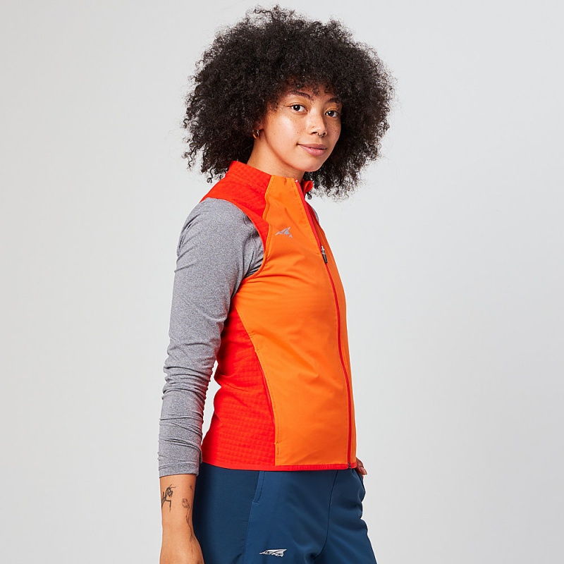 Altra TRAIL WIND VEST Női Kabát Piros | HU-AL6245M90