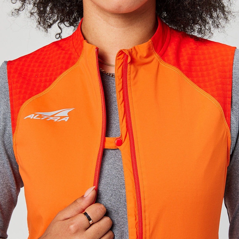 Altra TRAIL WIND VEST Női Kabát Piros | HU-AL6245M90