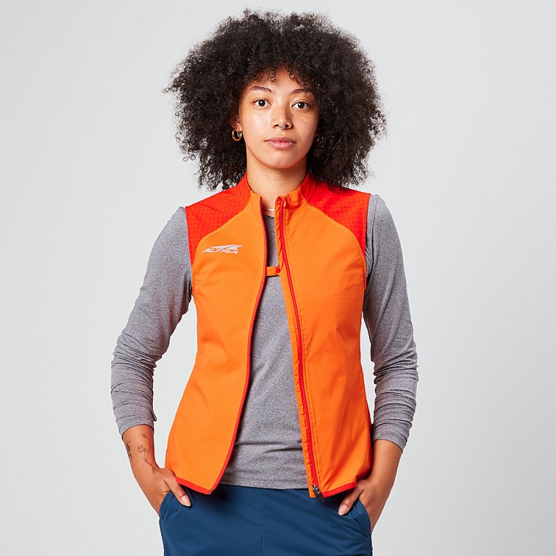 Altra TRAIL WIND VEST Női Kabát Piros | HU-AL6245M90