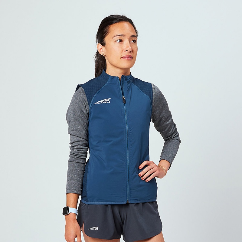 Altra TRAIL WIND VEST Női Kabát Sötétkék | HU-AL4928N65